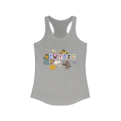 New York | Women’s Ideal Racerback Tank | True North