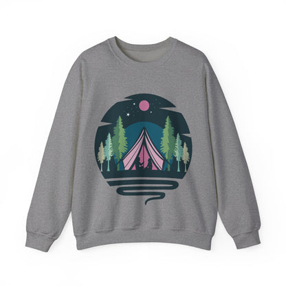 Camping Adventure Crewneck Sweatshirt |  Outdoor Lovers | True North