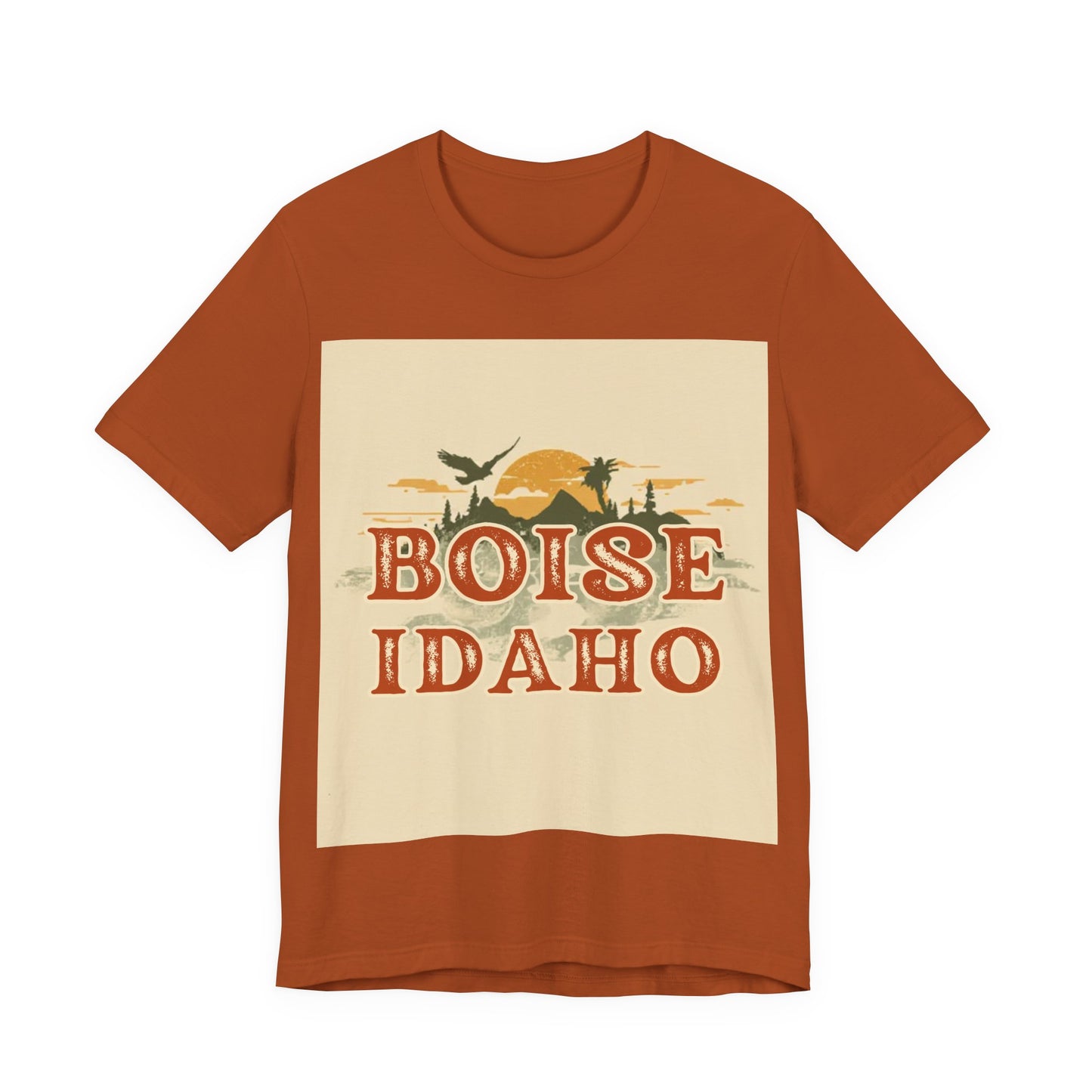 Boise Idaho Retro Sunset T-Shirt