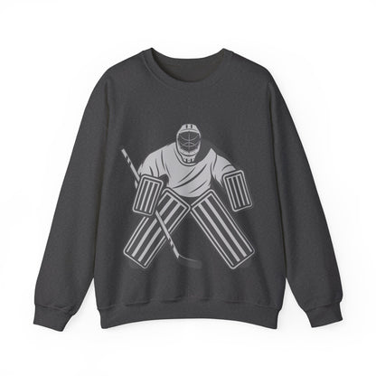 Goalie Hockey Crewneck Sweatshirt | Cozy Winter Pullover | True North