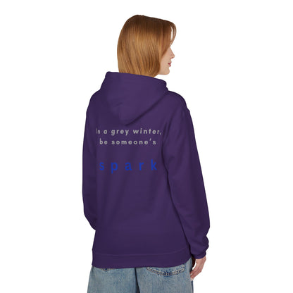 Cozy Nature-Inspired Fleece Hoodie | Inspirational Winter Apparel | True North