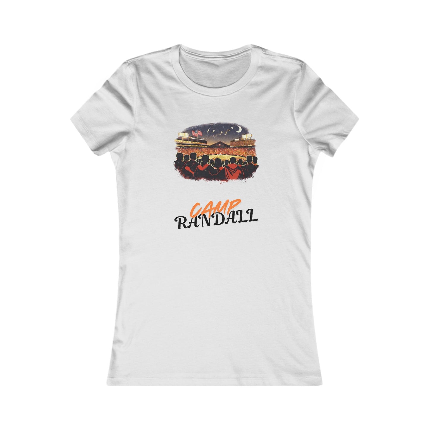 Women's Concert Crowd Tee - 'Laura Randall' Sunset Stage Graphic MADISON