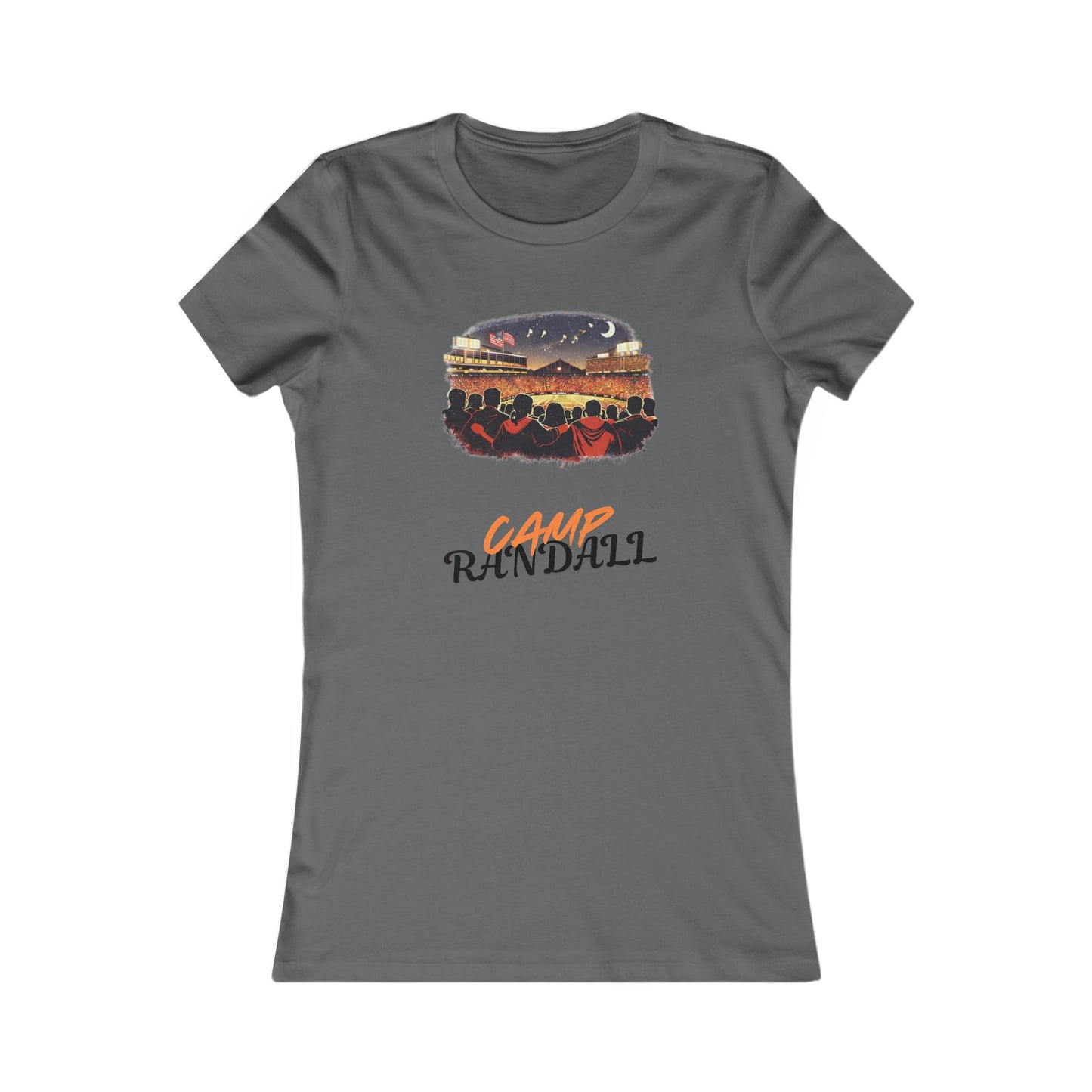 Women's Concert Crowd Tee - 'Laura Randall' Sunset Stage Graphic MADISON