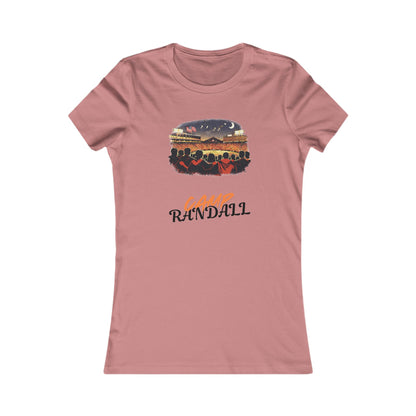 Women's Concert Crowd Tee - 'Laura Randall' Sunset Stage Graphic MADISON