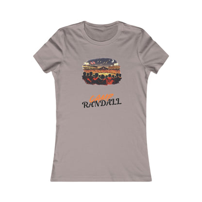 Women's Concert Crowd Tee - 'Laura Randall' Sunset Stage Graphic MADISON