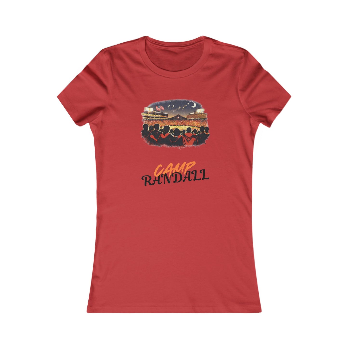 Women's Concert Crowd Tee - 'Laura Randall' Sunset Stage Graphic MADISON