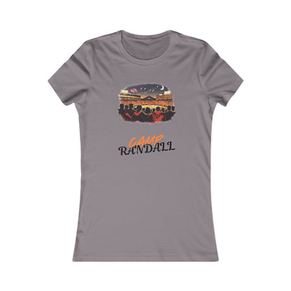 Women's Concert Crowd Tee - 'Laura Randall' Sunset Stage Graphic MADISON