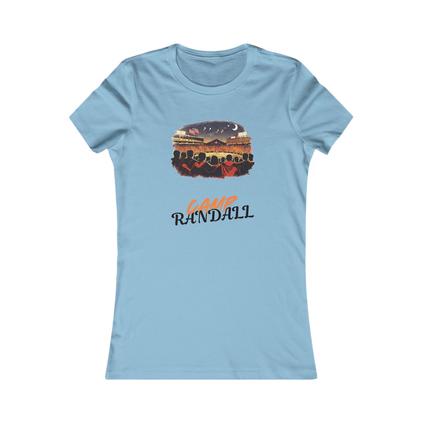 Women's Concert Crowd Tee - 'Laura Randall' Sunset Stage Graphic MADISON