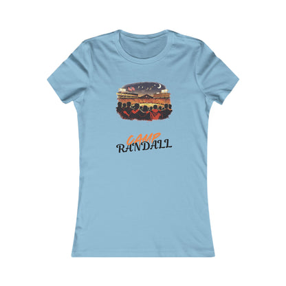 Women's Concert Crowd Tee - 'Laura Randall' Sunset Stage Graphic MADISON