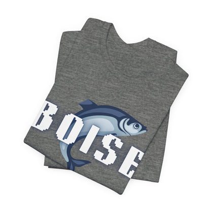 Boise Trout Graphic Tee — Fish Logo Short Sleeve T-Shirt