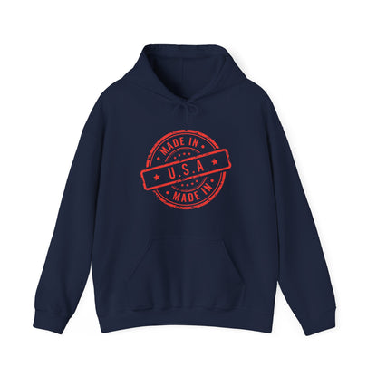 American Pride Apparel, Made in USA Hooded Sweatshirt | Heavy Blend Hoodie  | True North