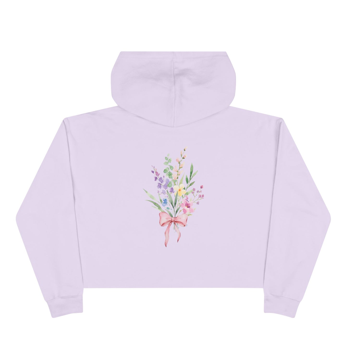 Floral Crop Hoodie | Trendy Spring Fashion Gift for Her | True North