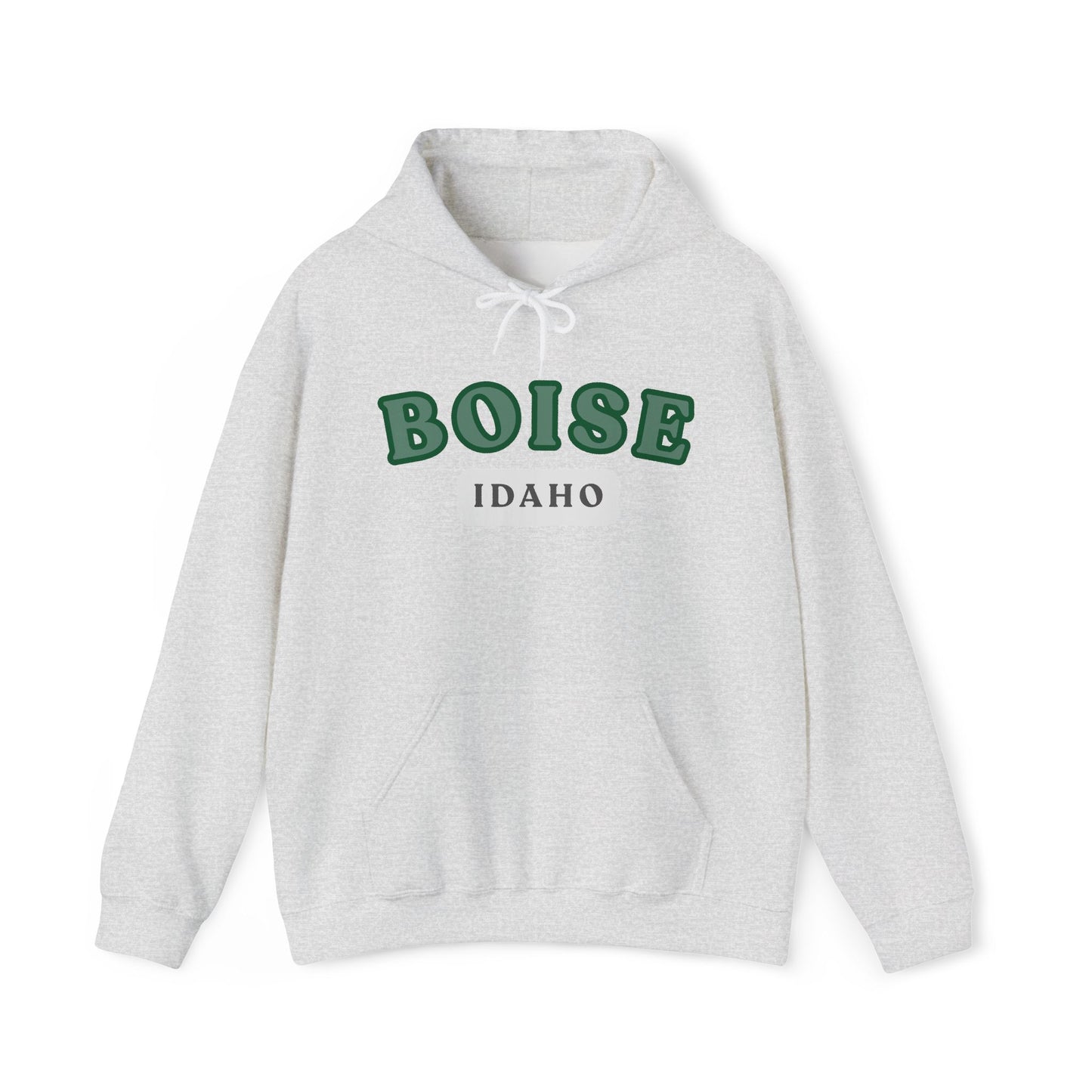 Boise Idaho Arch Hoodie — Vintage Collegiate City Pullover