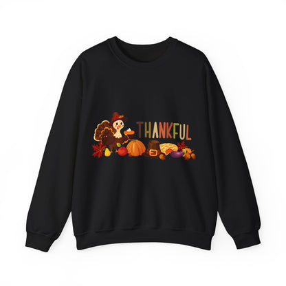 Thankful Thanksgiving Crewneck Sweatshirt  | True North