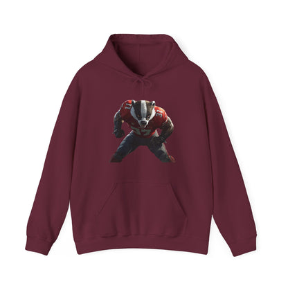 Madison Athletic Badger Hoddie Men/Unisex Animal Mascot | Soft Midweight | True North