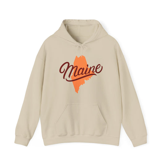 Maine Heart Hoodie | Travel Souvenir, Local Pride Apparel | True North