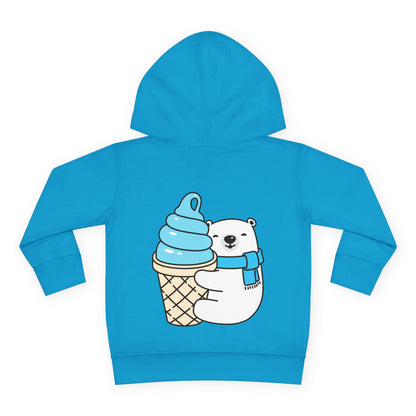Cute Bear Toddler Hoodie | Fleece Pullover for Kids | True North