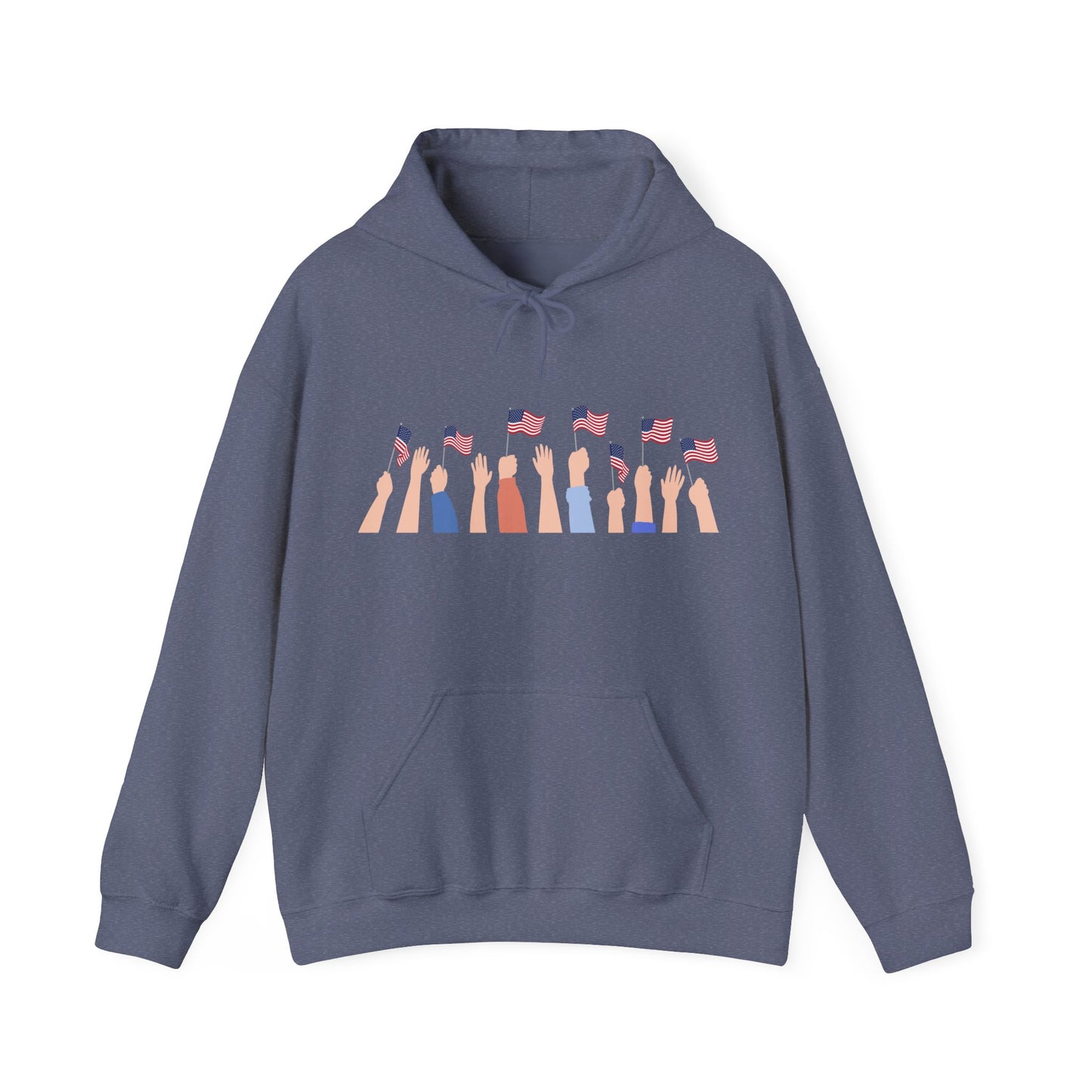 Patriotic Unisex Hoodie, Perfect for Celebrations, Casual Wear, Independence Day, Gifts for Friends and Family