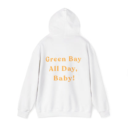 Green Bay Fan Gear Heavy Blend Hooded Sweatshirt | Cozy Sundays | True North