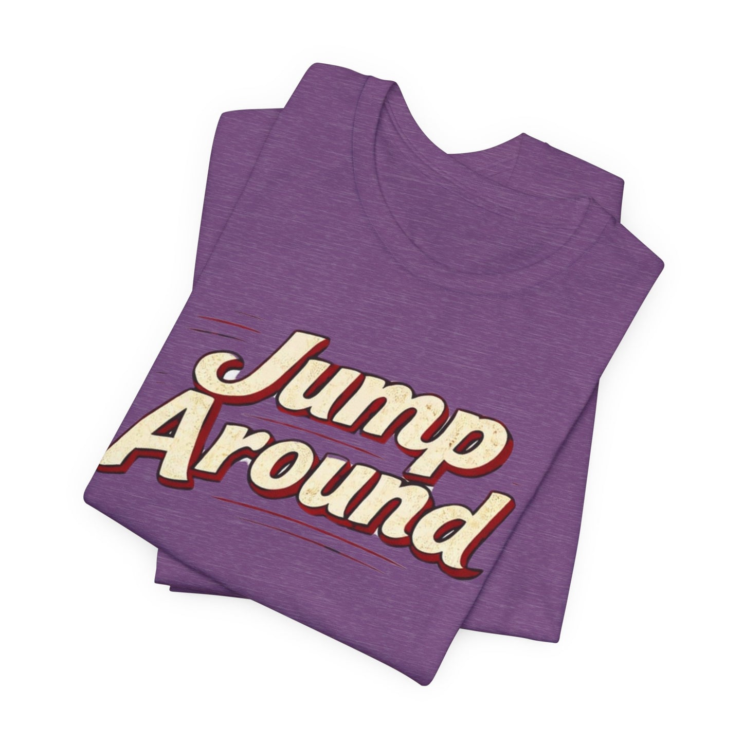 Jump Around Vintage Graphic Tee — Retro Dance Party JERSEY T‑Shirt MADISON