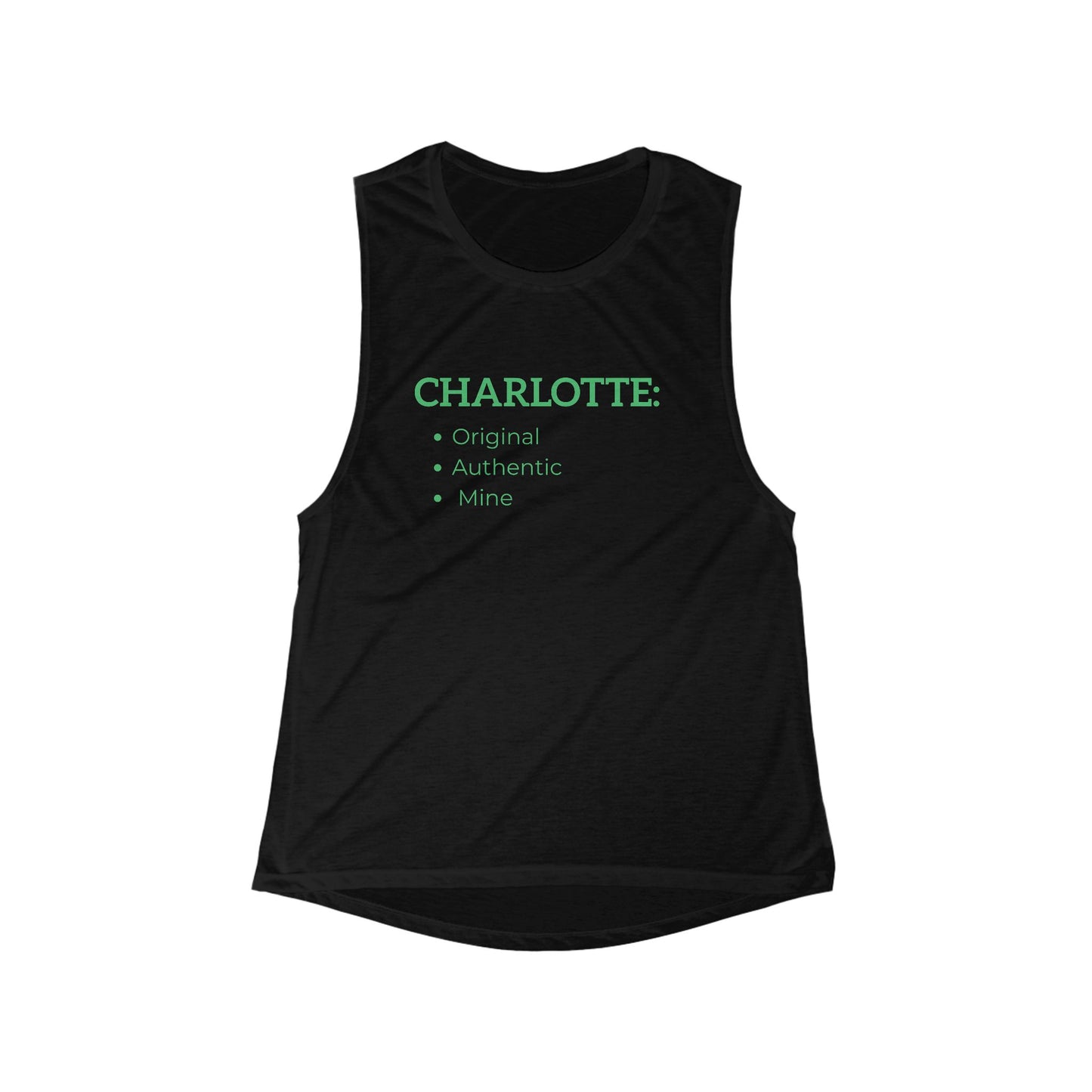 Charlotte | Women’s Flowy Scoop Muscle Tank | True North