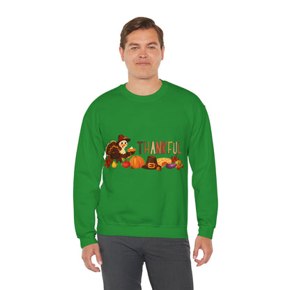 Thankful Thanksgiving Crewneck Sweatshirt  | True North