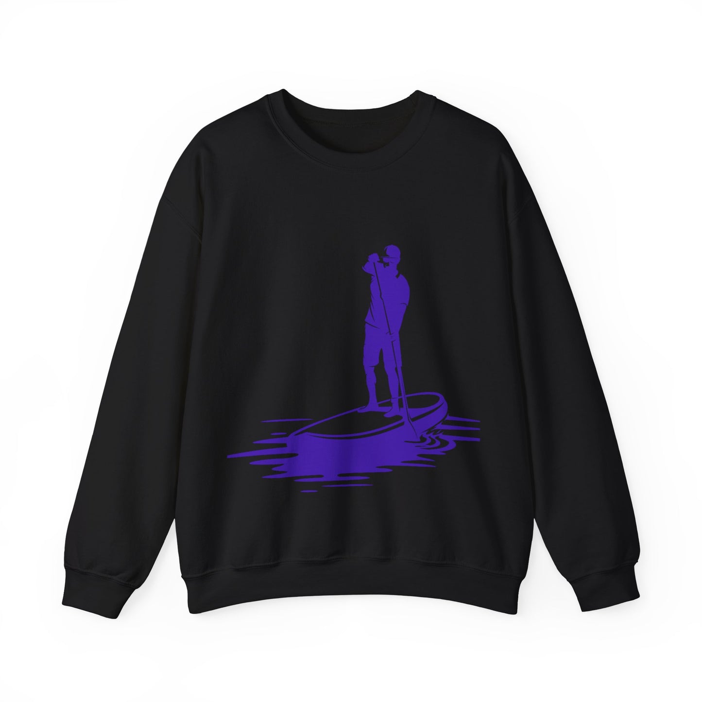 Paddle Boarder Crewneck Sweatshirt | Lightweight Pullover for Water Sports | True North