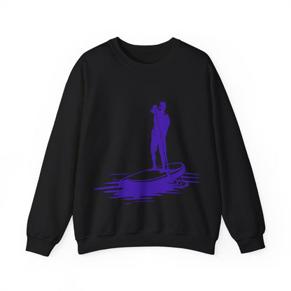 Paddle Boarder Crewneck Sweatshirt | Lightweight Pullover for Water Sports | True North