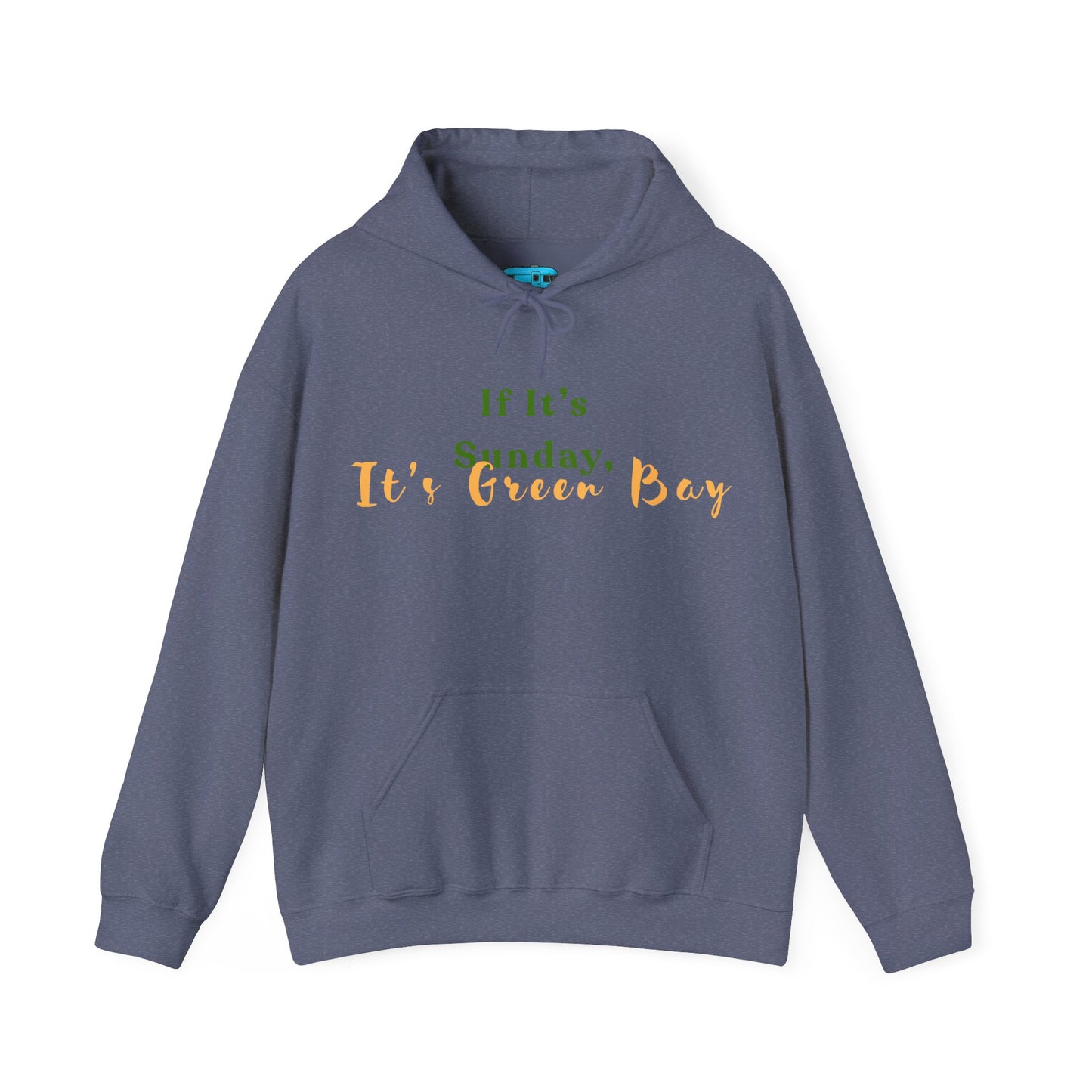 Green Bay Fan Gear Heavy Blend Hooded Sweatshirt | Cozy Sundays | True North