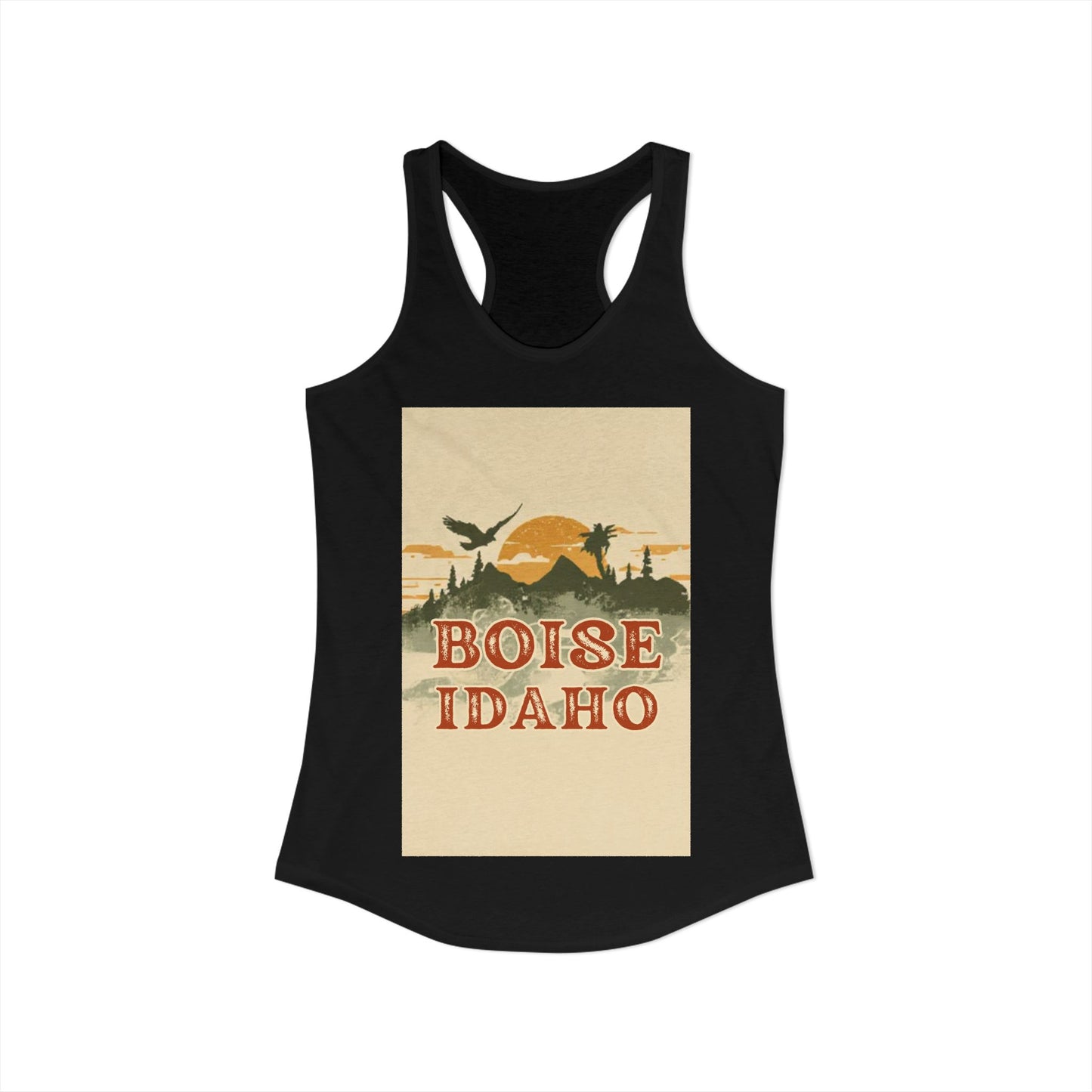 Women's Ideal Racerback Tank BOISE