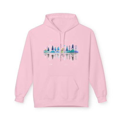 Cozy Nature-Inspired Fleece Hoodie | Inspirational Winter Apparel | True North