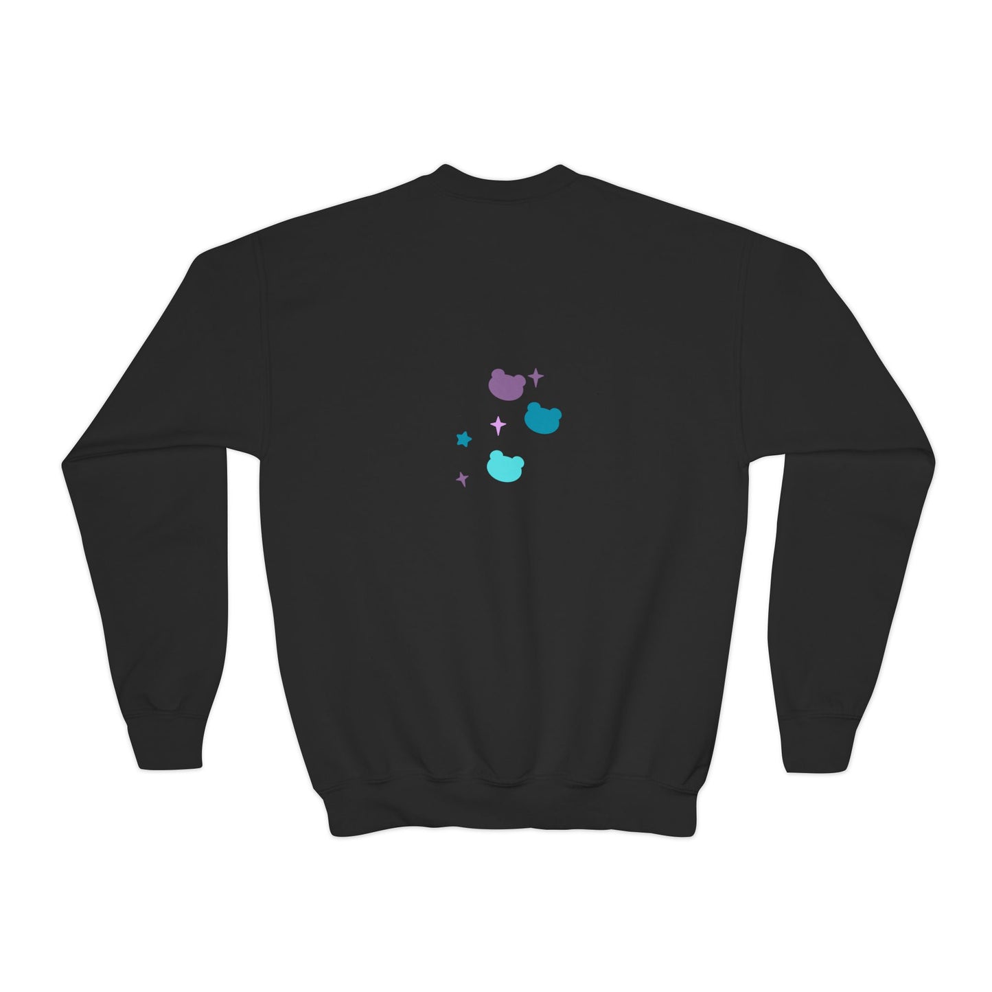 Youth Crewneck Sweatshirt with Cute Cat Design | Fall & Winter Fashion | True North