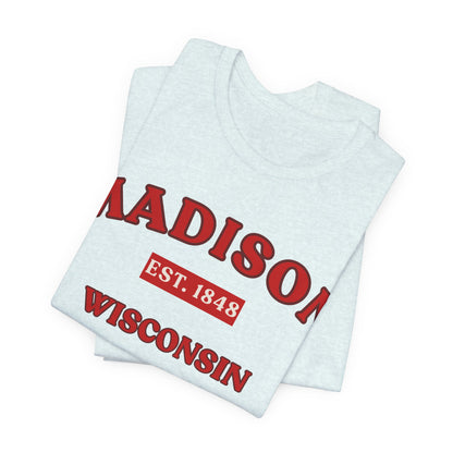 Madison Wisconsin Established 1848 JERSEY Tee