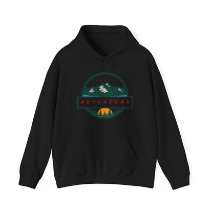 Adventure-Themed Hooded Sweatshirt | Cozy Hoodie for Outdoor Enthusiasts | True North
