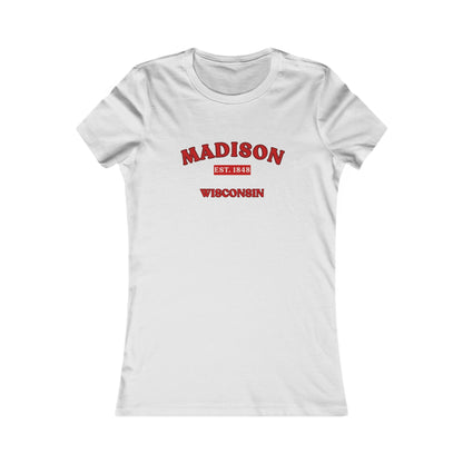 Madison Wisconsin Est. 1846 Women's Tee — Retro College City Shirt