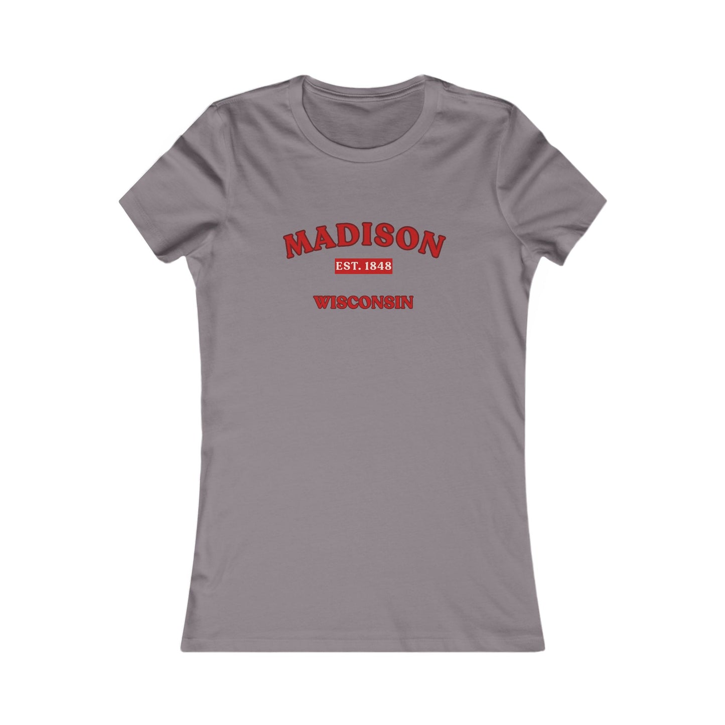 Madison Wisconsin Est. 1846 Women's Tee — Retro College City Shirt