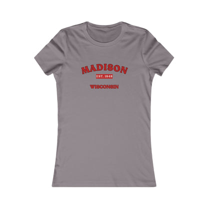 Madison Wisconsin Est. 1846 Women's Tee — Retro College City Shirt