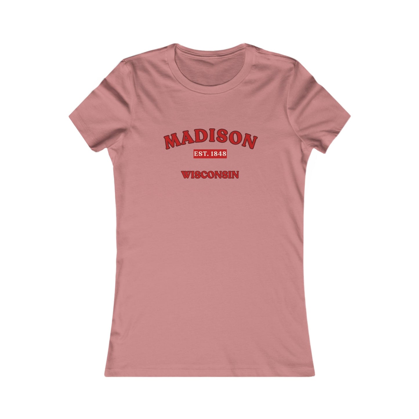 Madison Wisconsin Est. 1846 Women's Tee — Retro College City Shirt