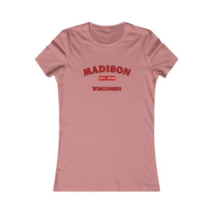 Madison Wisconsin Est. 1846 Women's Tee — Retro College City Shirt