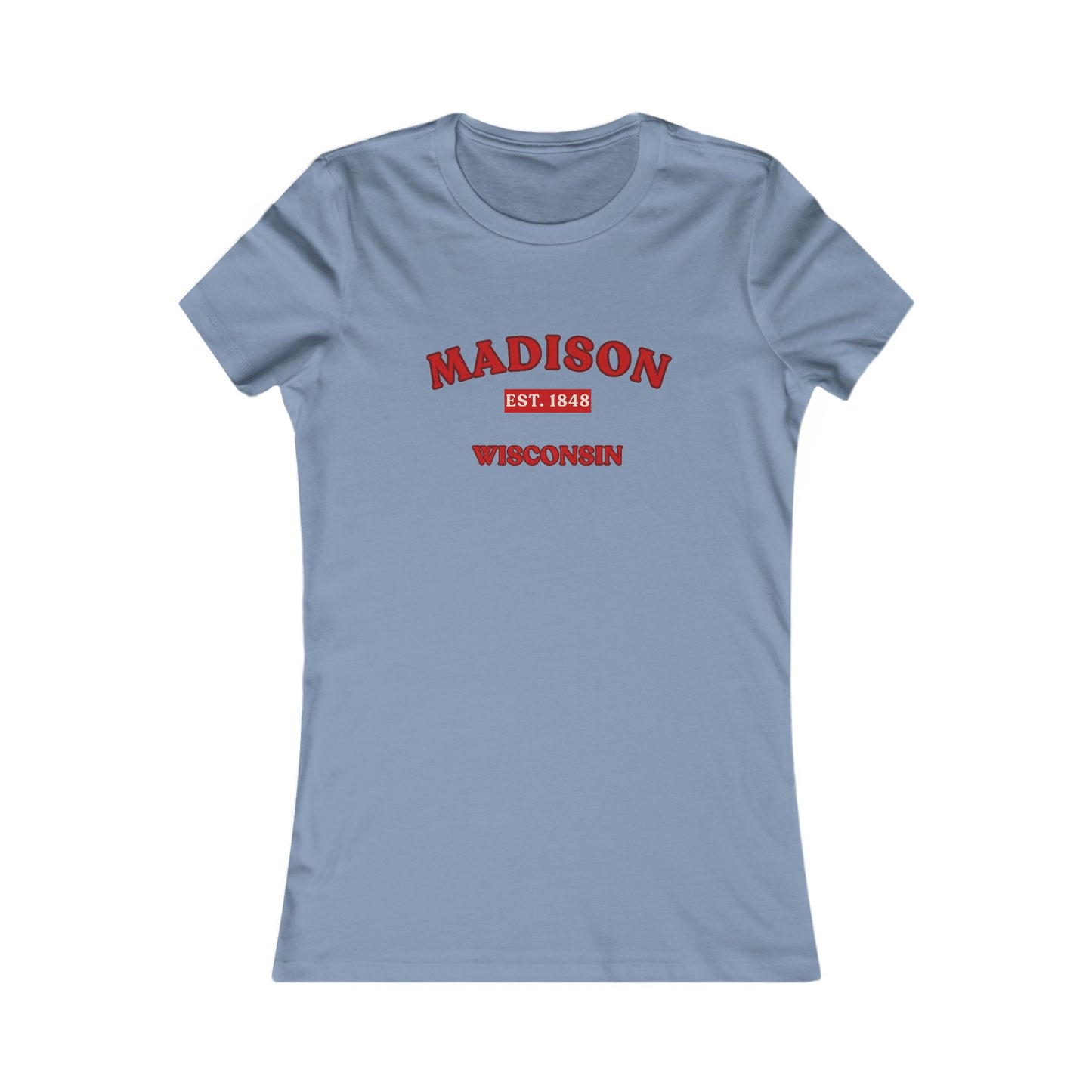 Madison Wisconsin Est. 1846 Women's Tee — Retro College City Shirt