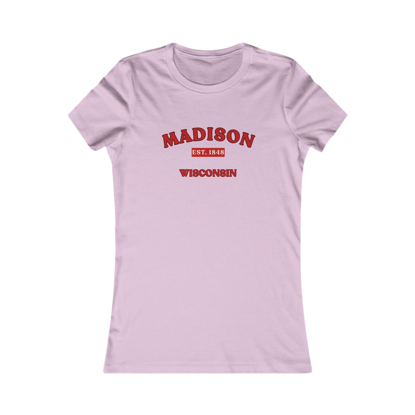Madison Wisconsin Est. 1846 Women's Tee — Retro College City Shirt