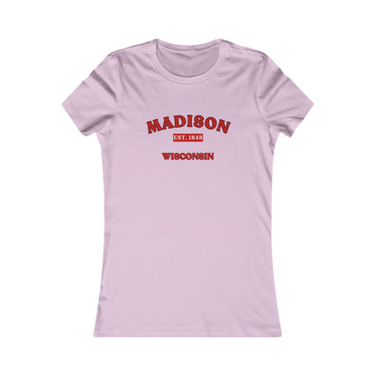 Madison Wisconsin Est. 1846 Women's Tee — Retro College City Shirt