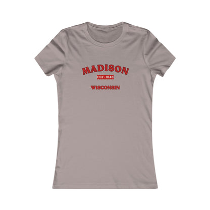 Madison Wisconsin Est. 1846 Women's Tee — Retro College City Shirt