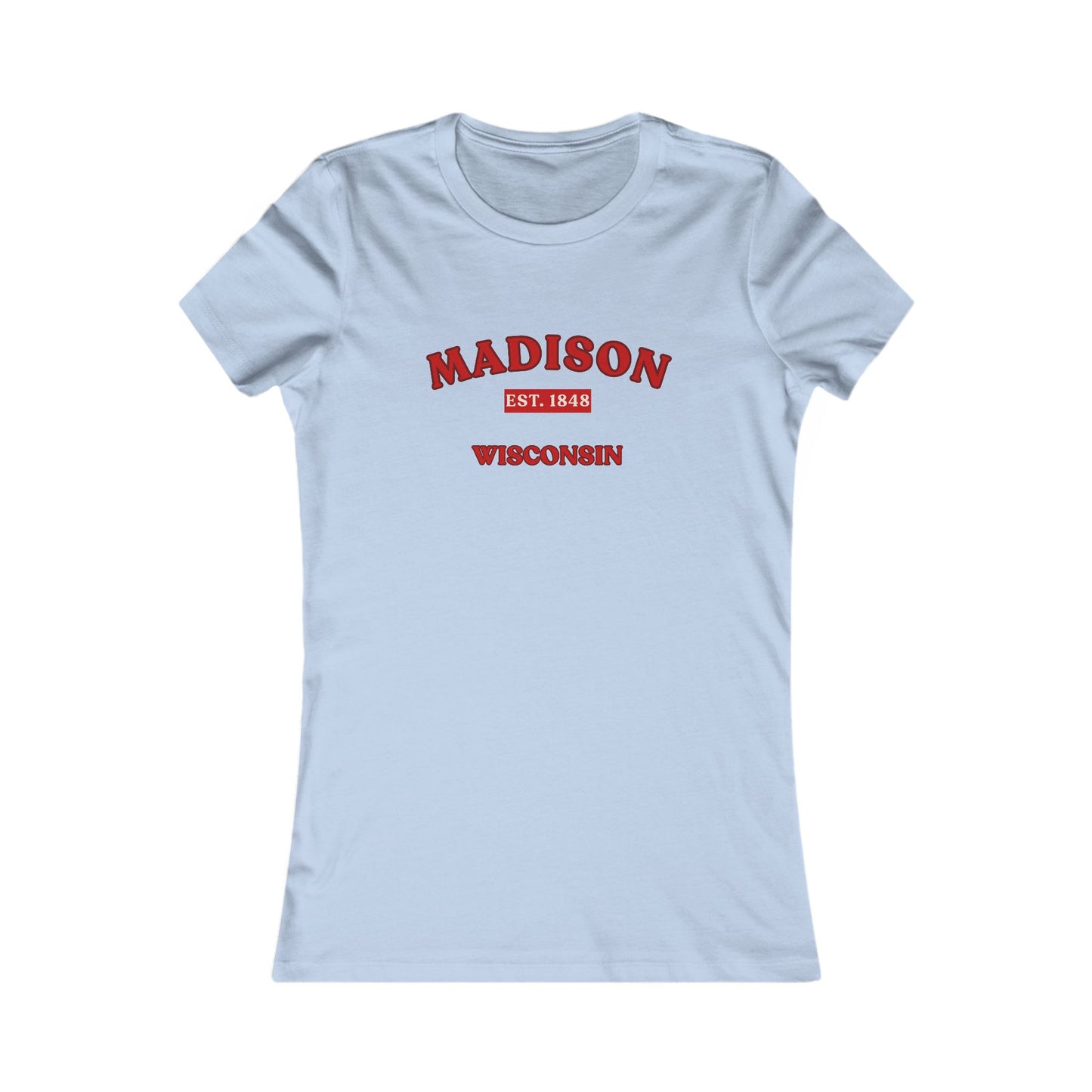 Madison Wisconsin Est. 1846 Women's Tee — Retro College City Shirt