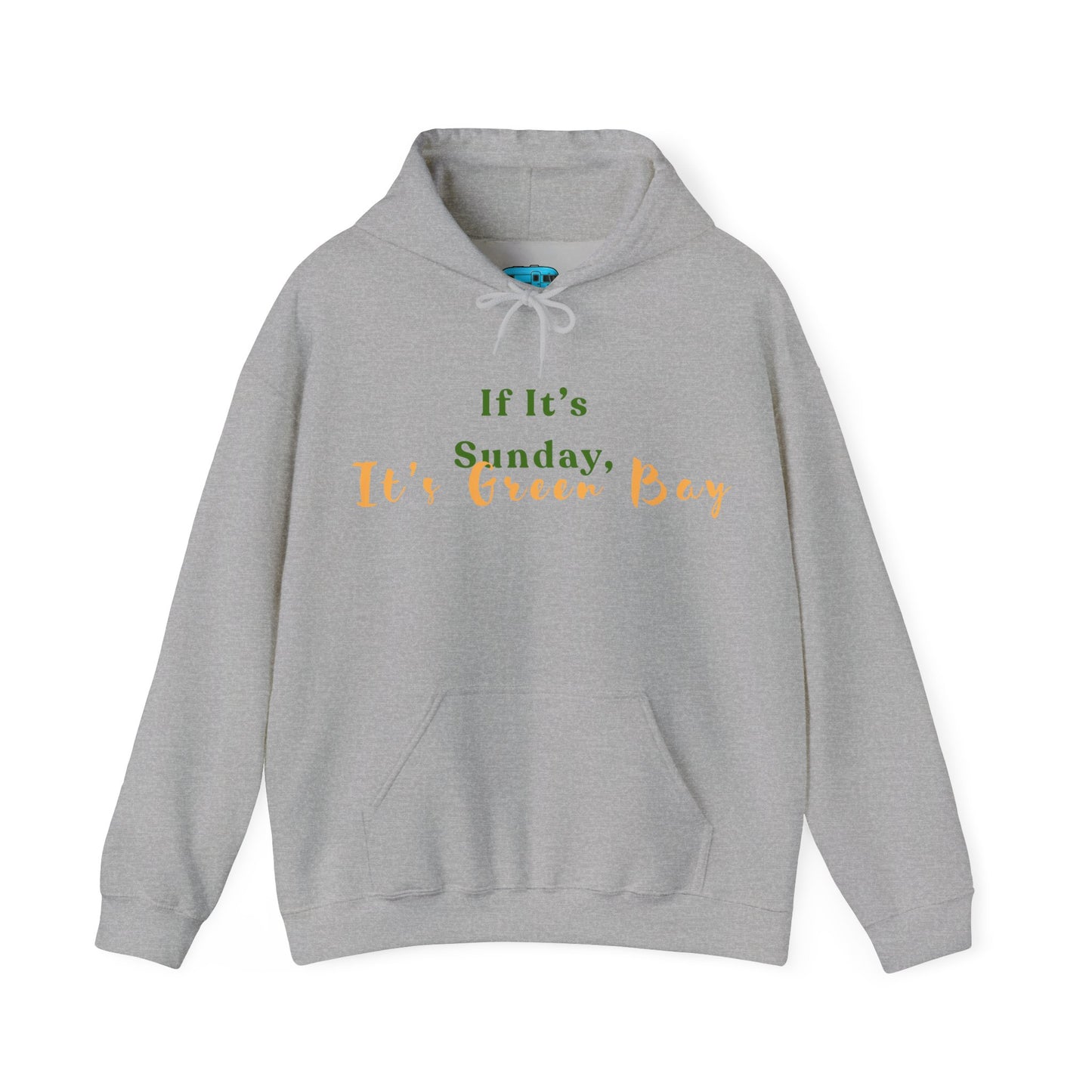 Green Bay Fan Gear Heavy Blend Hooded Sweatshirt | Cozy Sundays | True North