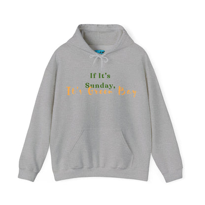 Green Bay Fan Gear Heavy Blend Hooded Sweatshirt | Cozy Sundays | True North