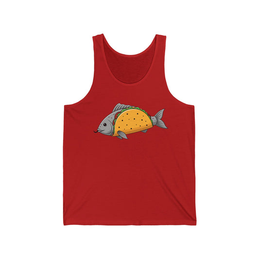 Taco Fish Men/Unisex Tank Top | Seafood Taco  | True North