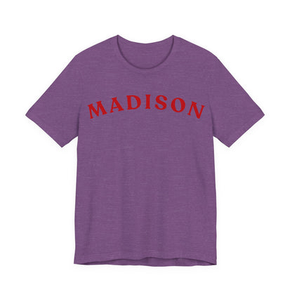 Madison Arc Name T‑Shirt — Personalized City/Name Tee