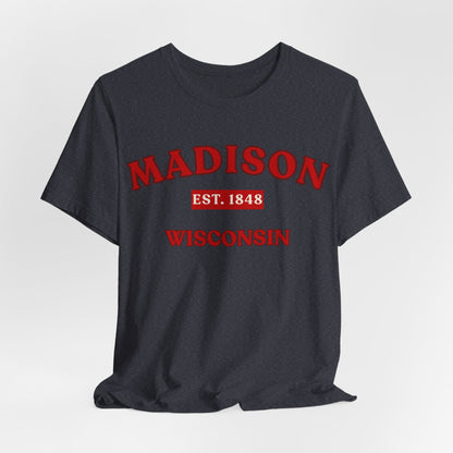 Madison Wisconsin Established 1848 JERSEY Tee