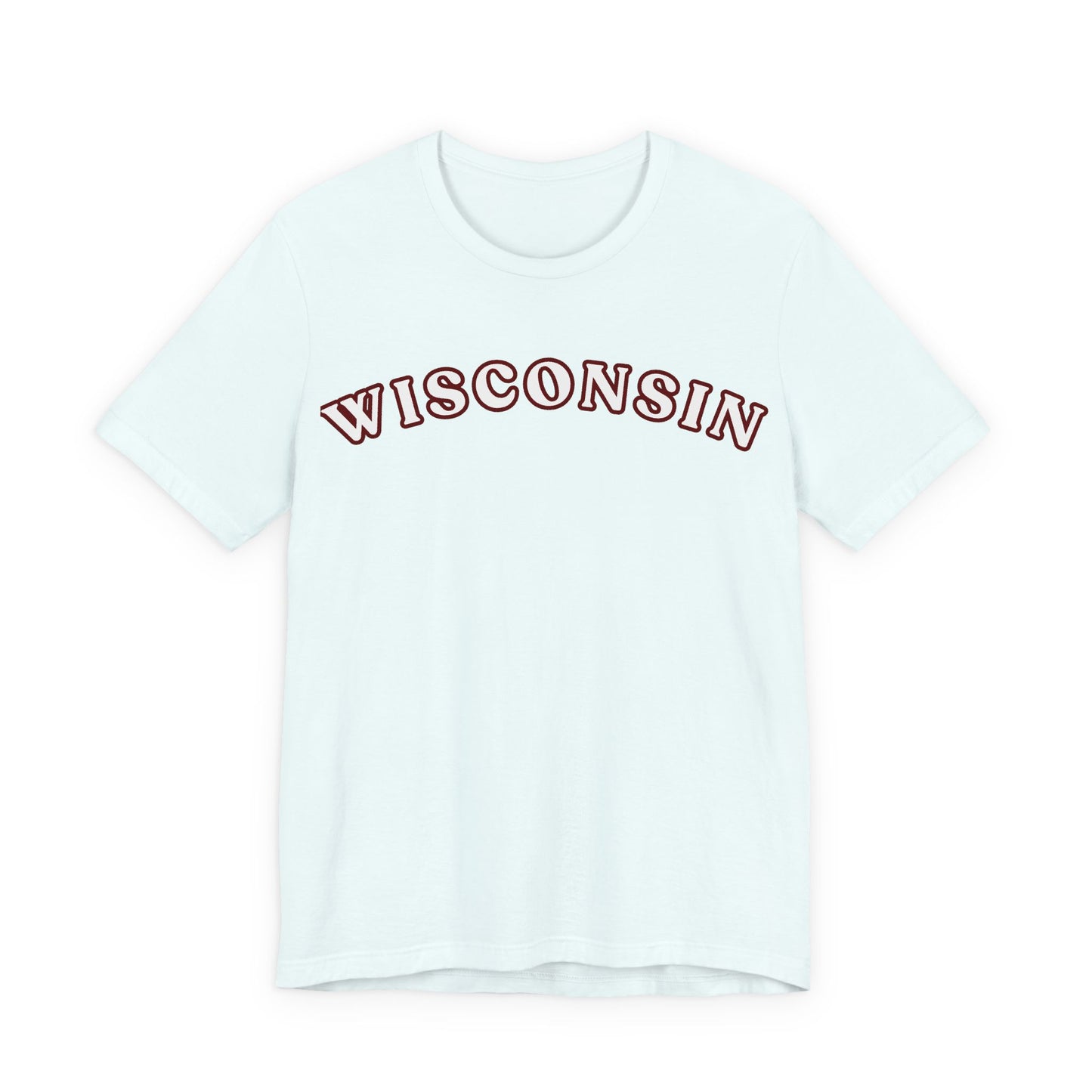 Wisconsin Arch Tee — Vintage Collegiate State T-Shirt MADISON JERSEY